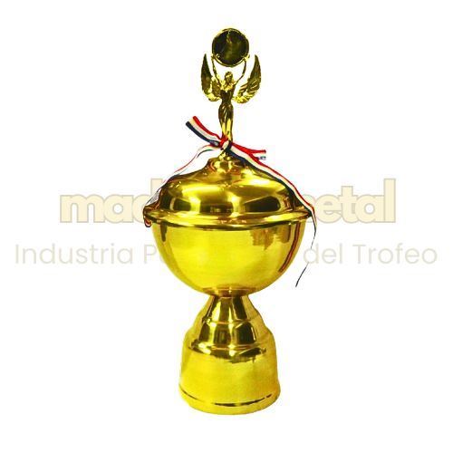 Imagen de Copa de metal con tapa - M5.880